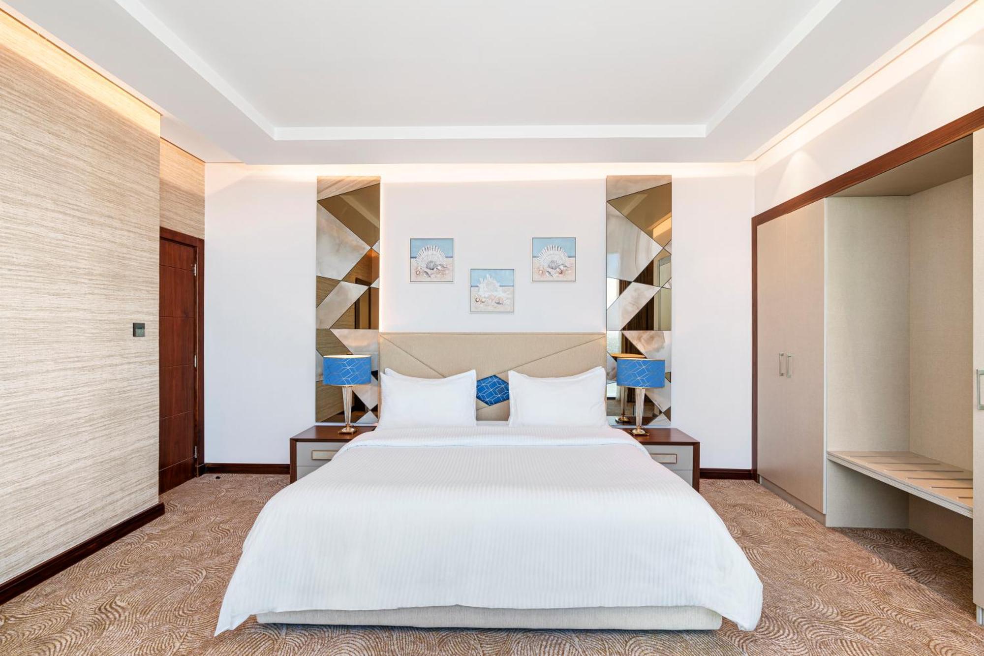 Rixos Premium Alamein Ел Аламейн Стая снимка A bedroom at the hotel