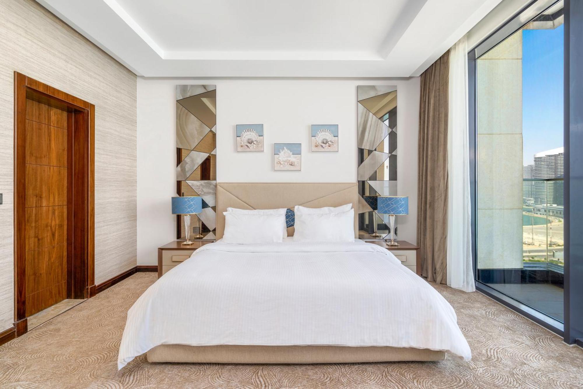 Rixos Premium Alamein Ел Аламейн Стая снимка A bedroom at the hotel