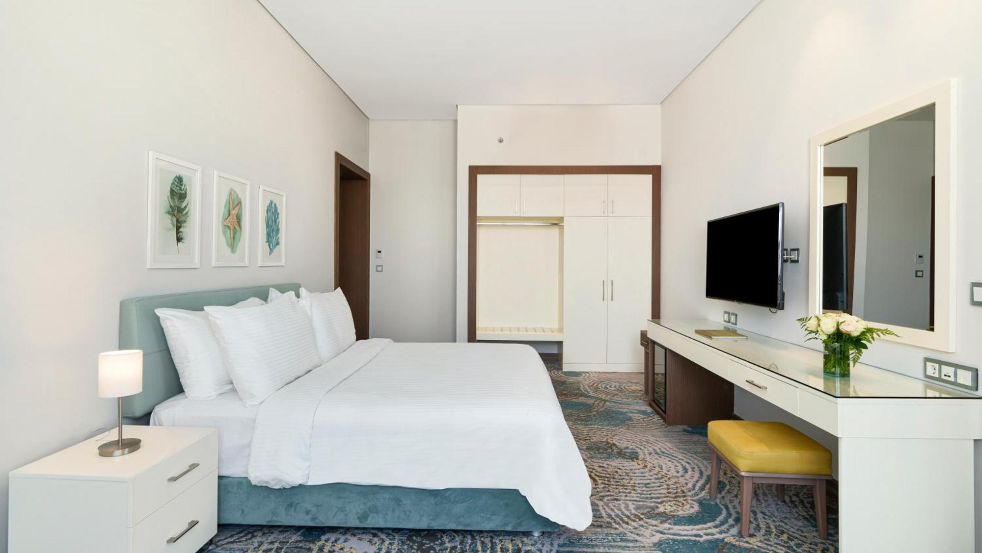 Rixos Premium Alamein Ел Аламейн Стая снимка A bedroom at the hotel
